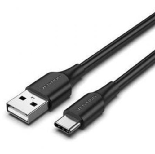 Cabo USB-A Macho a USB-C Macho - 0.5m - 3A - 60W - 480Mbps - Cor Negro